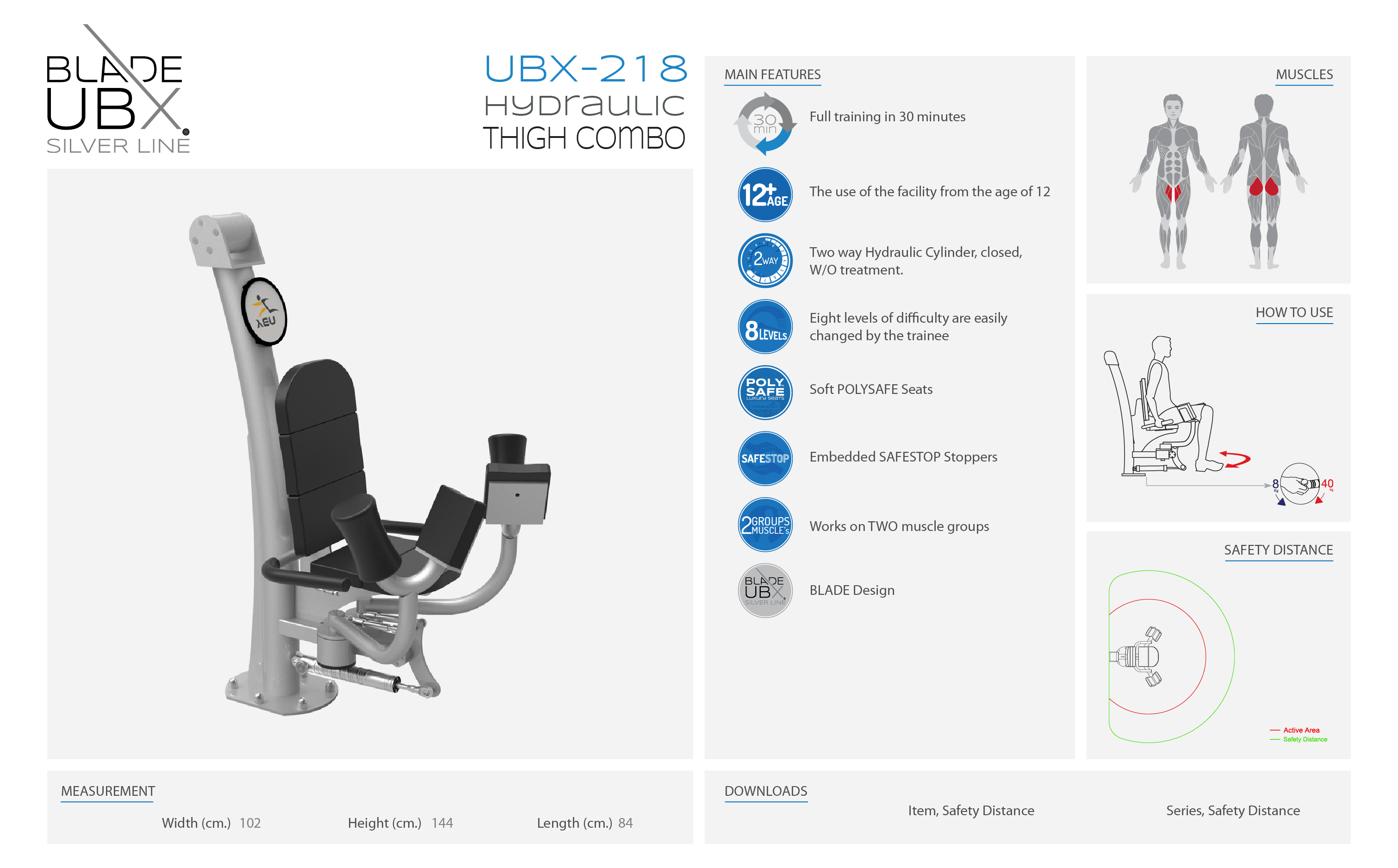 ubx-218 אורבניקס - מתקן כושר