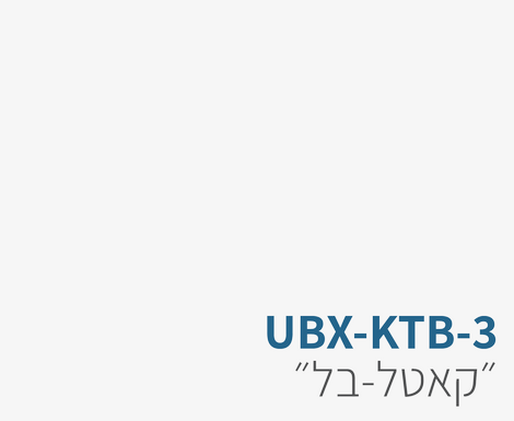 ubx-ktb-3 - KTB מתקני כושר קטלבל