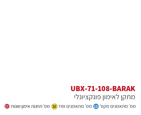 ubx-71-108 מתקני כושר פונקציונליים