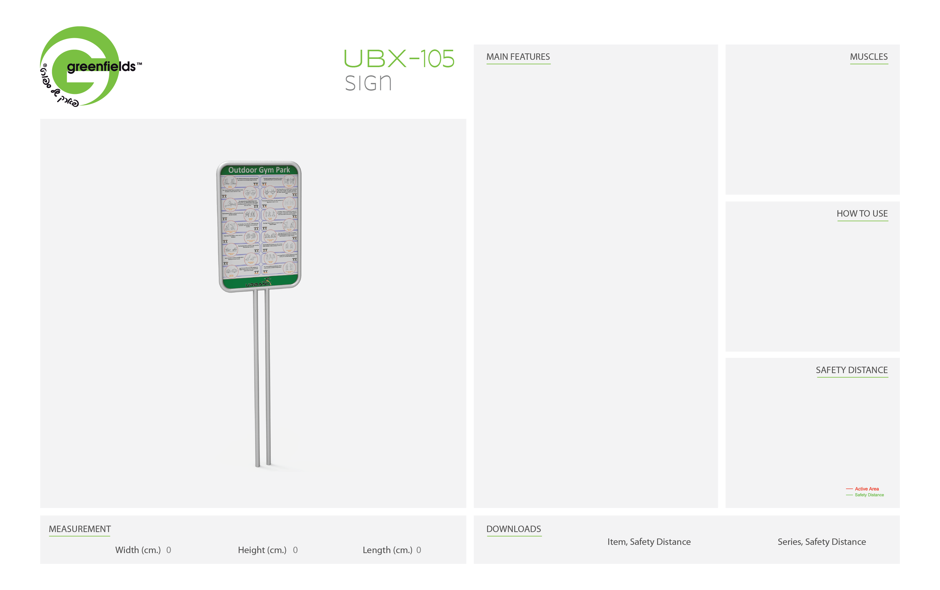 ubx-105 sign - אורבניקס - מתקן כושר - שלט כניסה